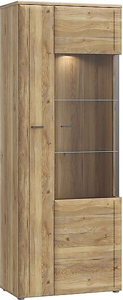 FORTE Vitrine Akinori Highboardvitrine, Glastüre, Soft Close, MDF Front, Me günstig online kaufen