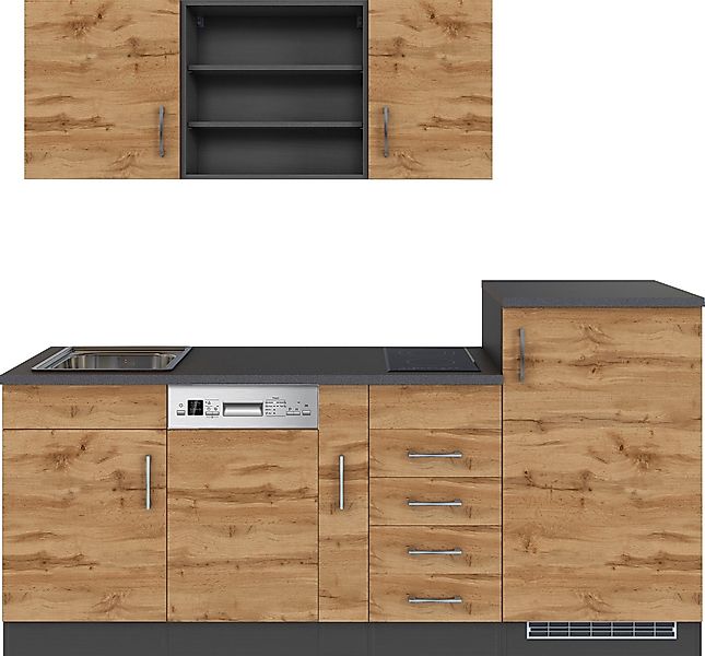 KOCHSTATION Küche KS-Mali, Breite 210 cm, günstig online kaufen