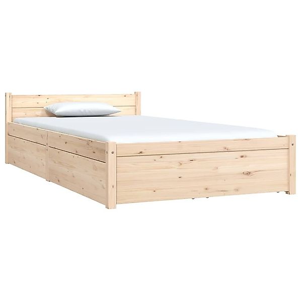 furnicato Bettgestell Bett mit Schubladen 100x200 günstig online kaufen