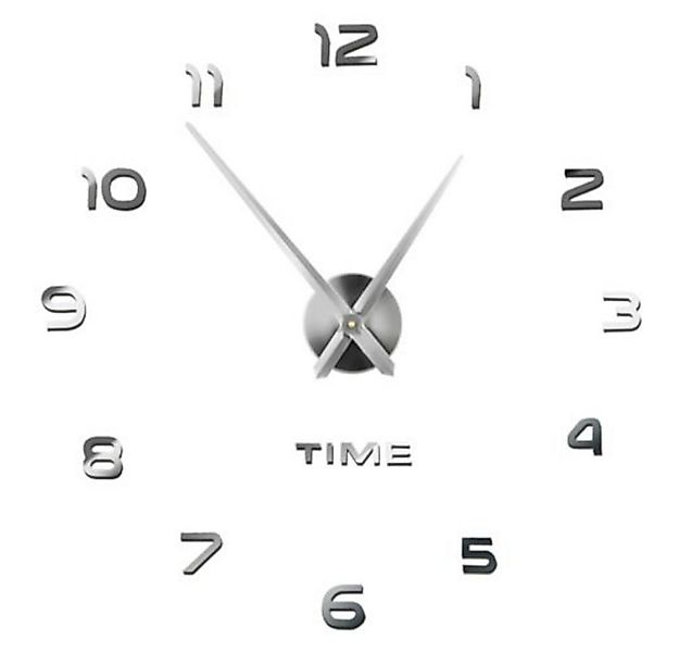 Ruhhy Wanduhr DIY Wanduhr (Uhr zum kleben kabellos 3D Effekt) günstig online kaufen
