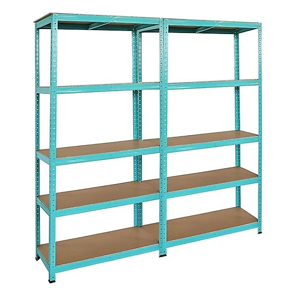 PROREGAL 2er Schwerlastregal GREEN HULK Set HxBxT 180x90x40cm Fachlast 175k günstig online kaufen