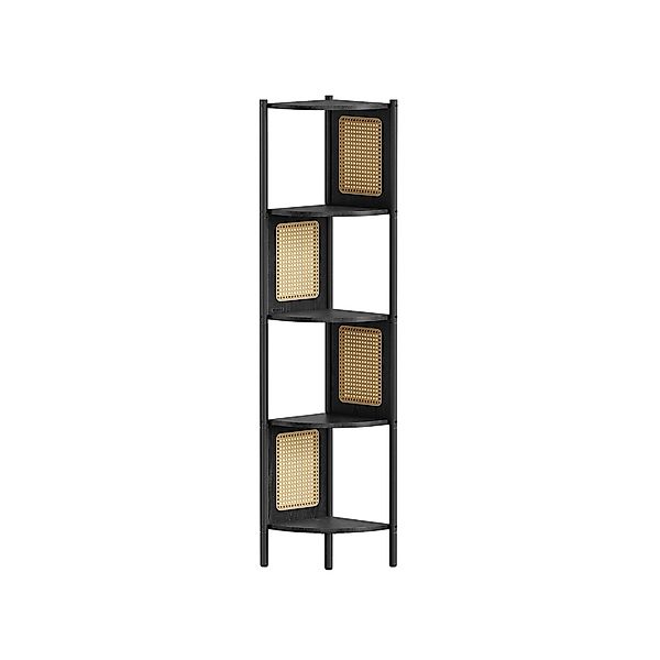 Vasagle Eckregal 5 Ebenen 31,9 cm x 31,9 cm x 156,4 cm Ebenholz Schwarz günstig online kaufen