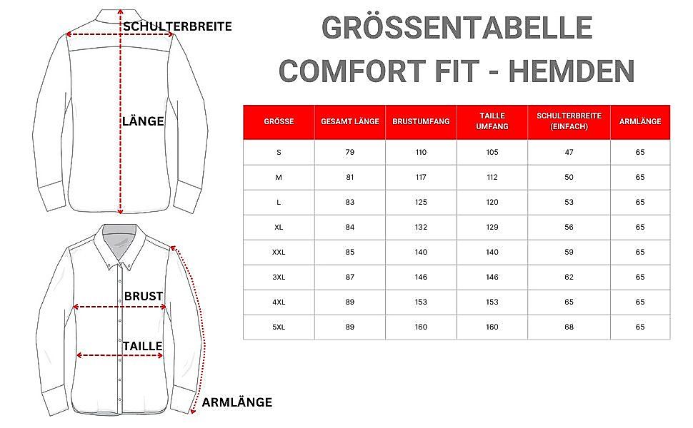 Comycom Langarmhemd Herren 70er mit Dackelohrkragen in orange günstig online kaufen