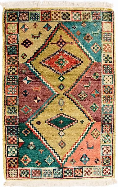 morgenland Wollteppich »Kazak Teppich handgeknüpft mehrfarbig«, rechteckig günstig online kaufen