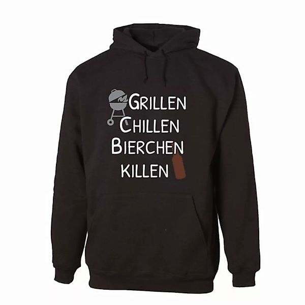 G-graphics Hoodie Grillen – Chillen – Bierchen killen Unisex, mit Frontprin günstig online kaufen