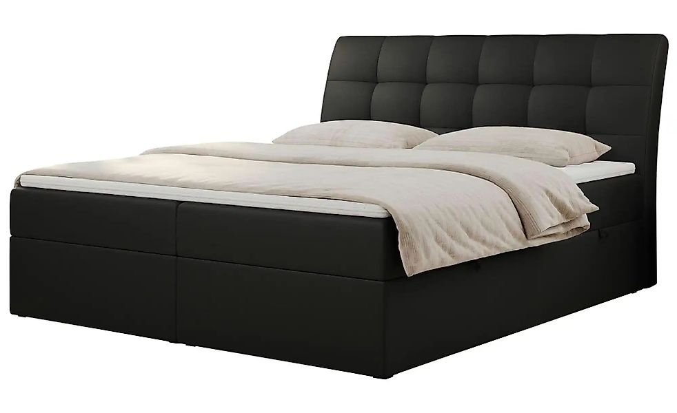 Boxbett mit Bettkasten Diegos ¦ schwarz ¦ Maße (cm): H: 118 Betten > Polste günstig online kaufen