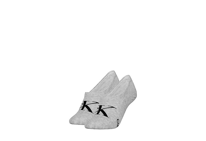 Calvin Klein Jeans Füßlinge CKJ WOMEN FOOTIE HIGH CUT MONOGRAM (2 Paar) hoc günstig online kaufen