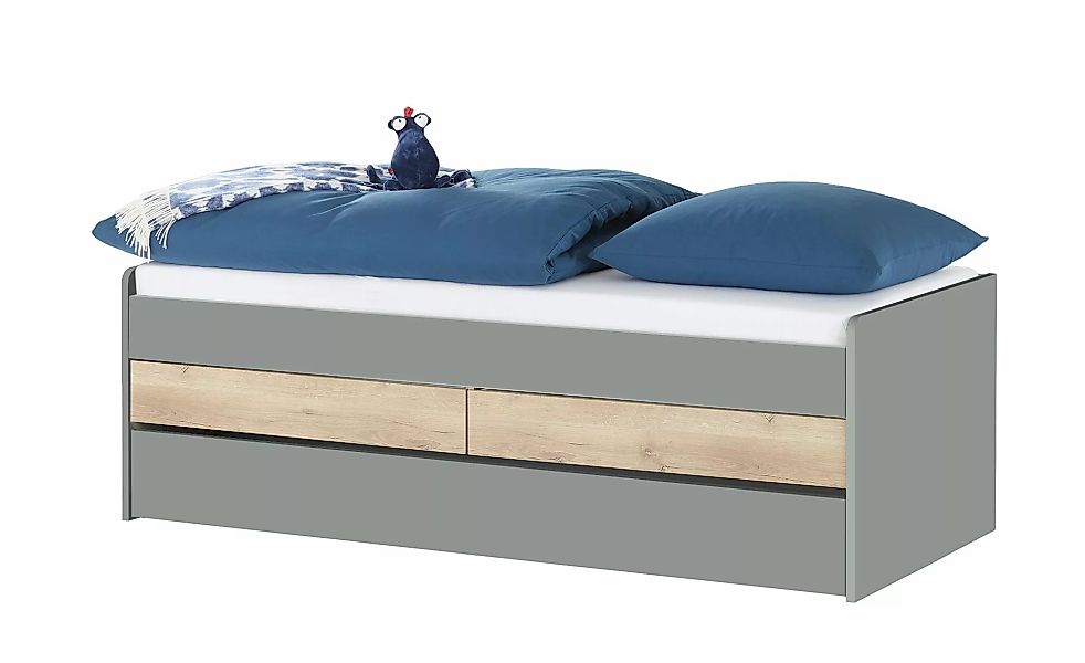 Duobett mit Stauraum  Grow Up ¦ grau ¦ Maße (cm): B: 97 H: 66 Betten > Bett günstig online kaufen