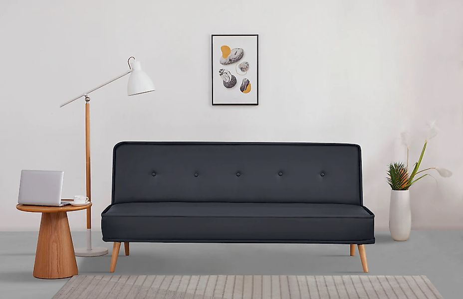 INOSIGN Schlafsofa "ARBON,183cm, klappbarer 3-Sitzer mit verstellbarer Rück günstig online kaufen