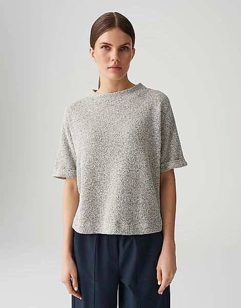 OPUS Kurzarmshirt SILUMO in Strickoptik Recycled günstig online kaufen