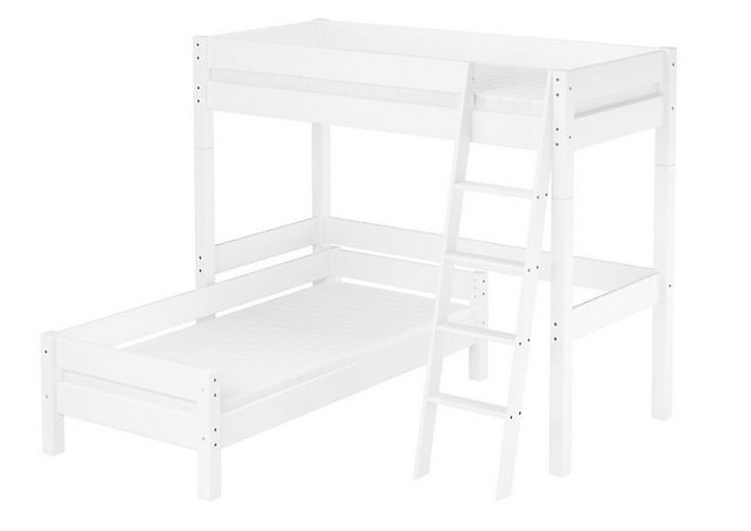 ERST-HOLZ Etagenbett Hochbett für Kinder mit Einzelbett 90 x 200 Stockbett günstig online kaufen