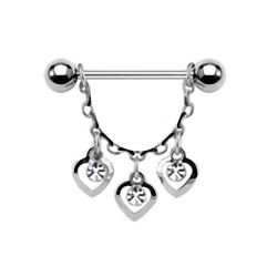 Taffstyle Intimpiercing Intim Piercing Brust Herz günstig online kaufen