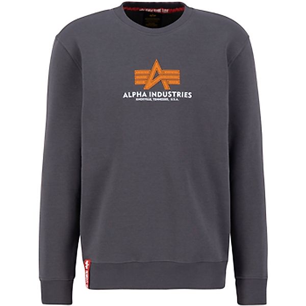 Alpha Industries  Sweatshirt Basic Sweatshirt Rubber ML - vintage grey günstig online kaufen