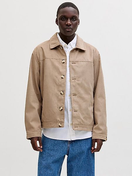 Jack & Jones Hemdjacke JJECASABLANCA SHACKET SN mit auffälliger Knopfleiste günstig online kaufen