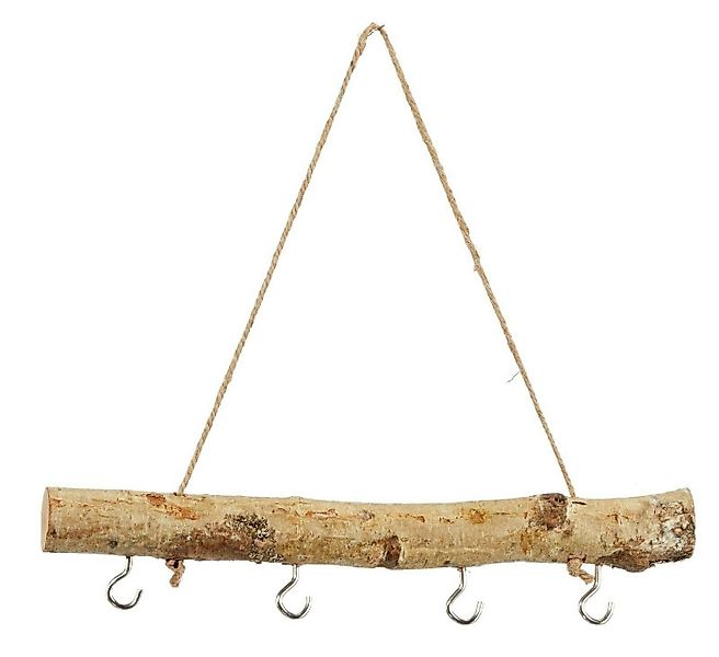Meinposten Fensterdekoration Dekozweig Holz 4 Haken Fensterhänger braun nat günstig online kaufen