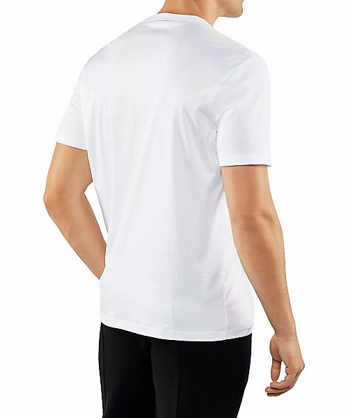 FALKE Herren T-Shirt Rundhals, XL, Weiß, Geometrisch, Baumwolle, 62056-2000 günstig online kaufen