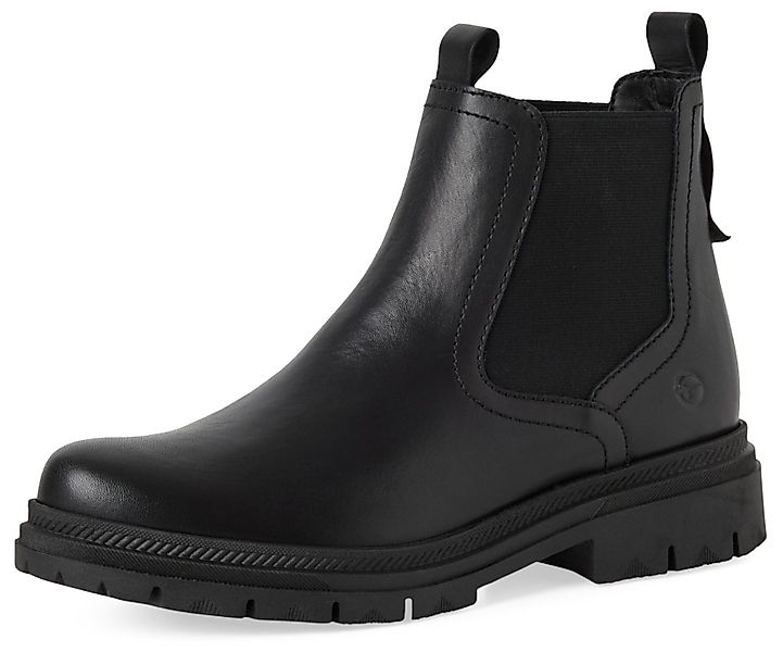 Tamaris 1-25407-45 003 Black Leather Stiefelette günstig online kaufen