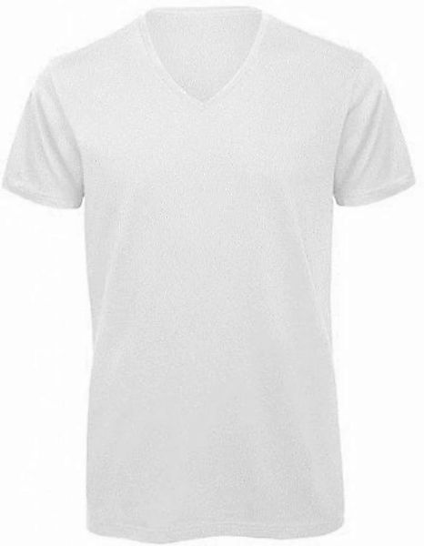 B&C V-Shirt Herren V-Neck T-Shirt / 100% Organic Cotton günstig online kaufen