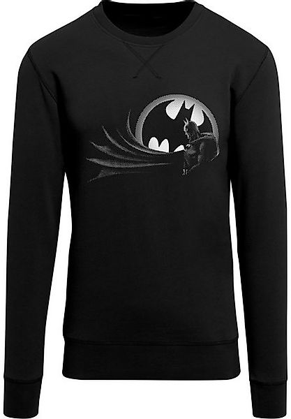 F4NT4STIC Rundhalspullover F4NT4STIC Herren Batman Spot with Light Crew swe günstig online kaufen