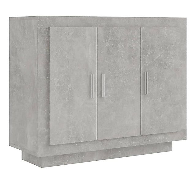 vidaXL Sideboard Sideboard Betongrau 92x35x75 cm Holzwerkstoff (1 St) günstig online kaufen