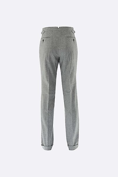 Hose aus Woll-Flanell mit Bundfalte günstig online kaufen