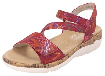 Remonte Keilsandalette, Sommerschuh, Klettschuh, Riemchensandale mit Softfu günstig online kaufen