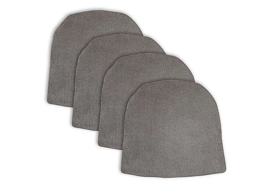 IDIMEX Sitzkissen AZARA, rutschfeste Stuhlkissen gepolstert im 4er Set, Fil günstig online kaufen