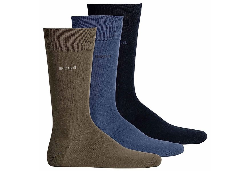 BOSS Kurzsocken Herren Socken 3er Pack Baumwolle (Packung, 3er Pack) günstig online kaufen