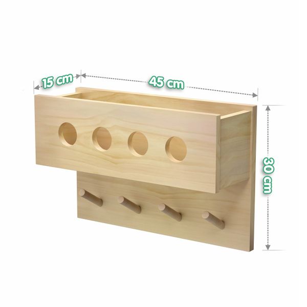 CADANI Garderobenleiste Kindergarderobe WUBO (Kindergarderobe, 1 günstig online kaufen
