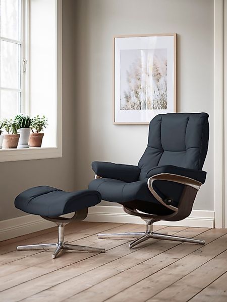 Stressless Fußhocker "Mayfair", mit Cross Base, Größe S, M & L, Holzakzent günstig online kaufen