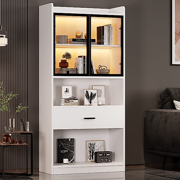 STILVORA Vitrine 153 Highboard Sideboard mit günstig online kaufen