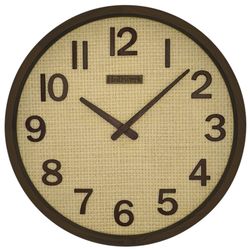 Holzwerk Funkwanduhr BOHO Ratten Designer Funk günstig online kaufen
