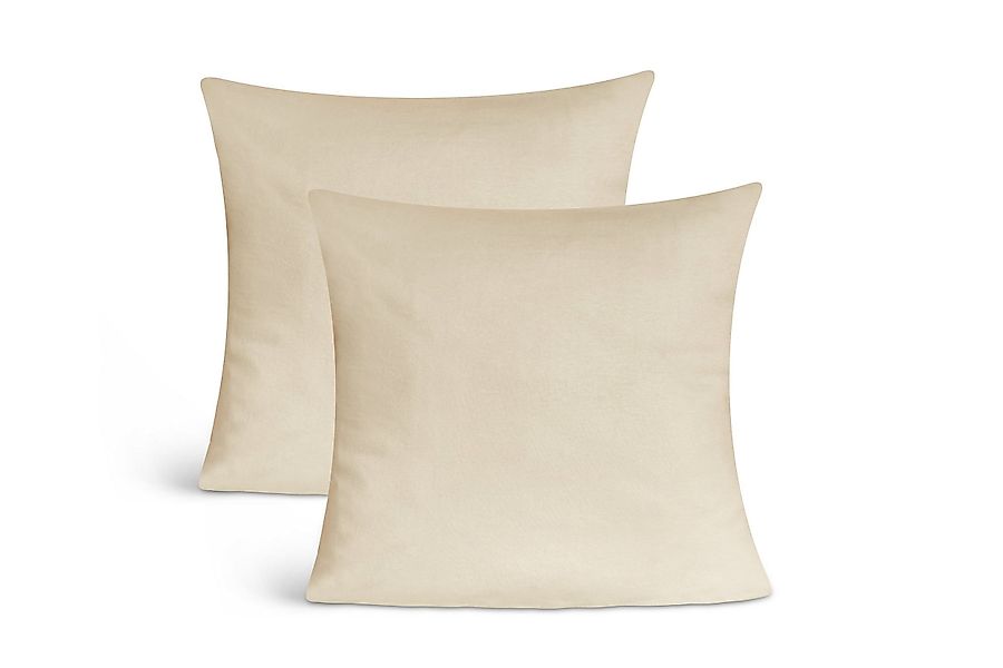 leevitex® Kissenbezüge Kissenbezug, 2er Set, feine günstig online kaufen