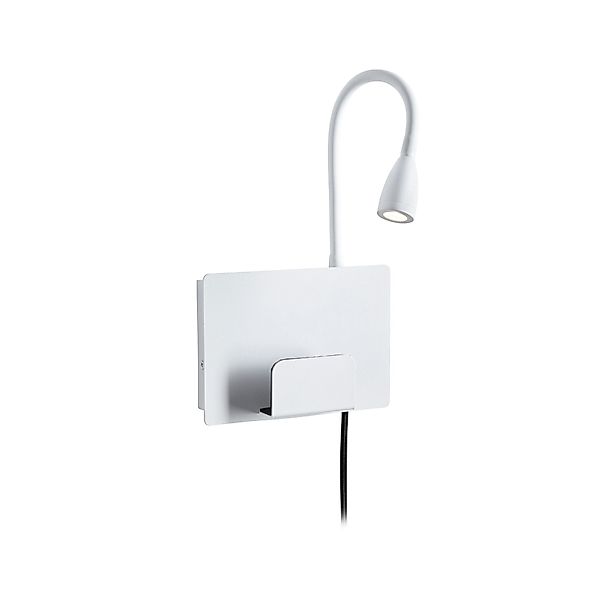 Paulmann "LED Wandleuchte Halina USB C 2700K 200lm 230V 2,4W Weiß matt" günstig online kaufen