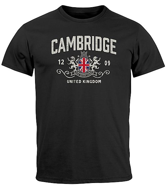 Neverless Print-Shirt Herren T-Shirt Cambridge United günstig online kaufen