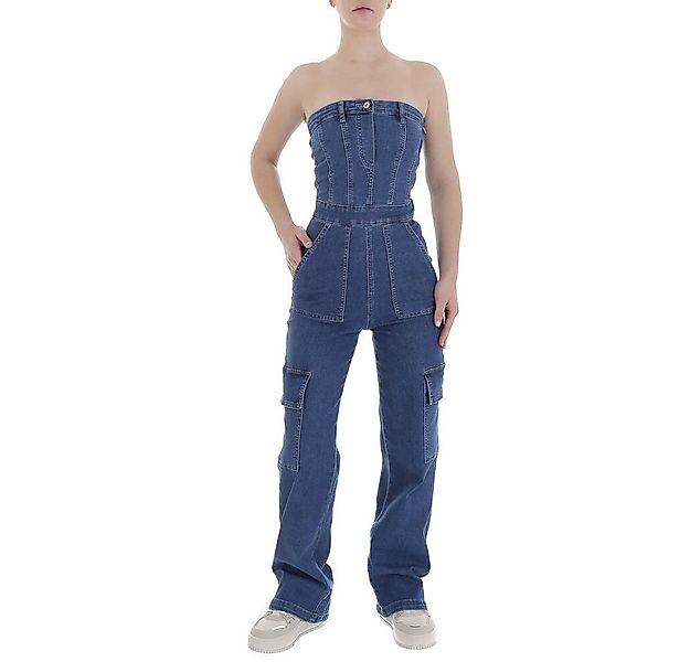 Ital-Design Jumpsuit Stylischer Utility-Jumpsuit mit Taschen für Damen (895 günstig online kaufen