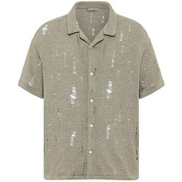 Dandalo  Hemdbluse Raymond Oversize Lapel Collar Short Sleeve Shirt günstig online kaufen