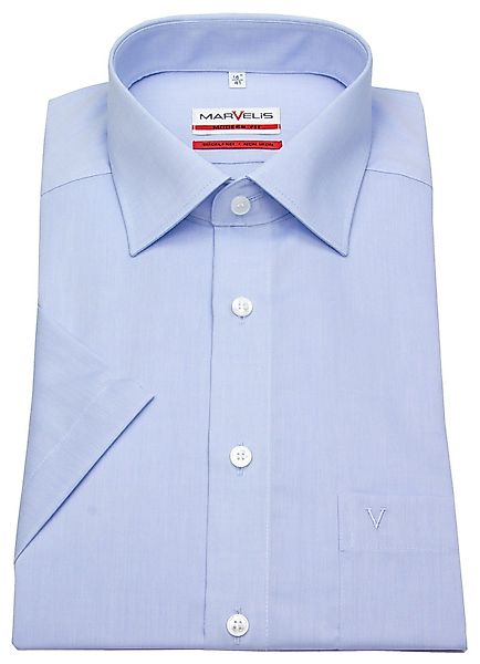 MARVELIS Kurzarmhemd Modern Fit leicht tailliert günstig online kaufen