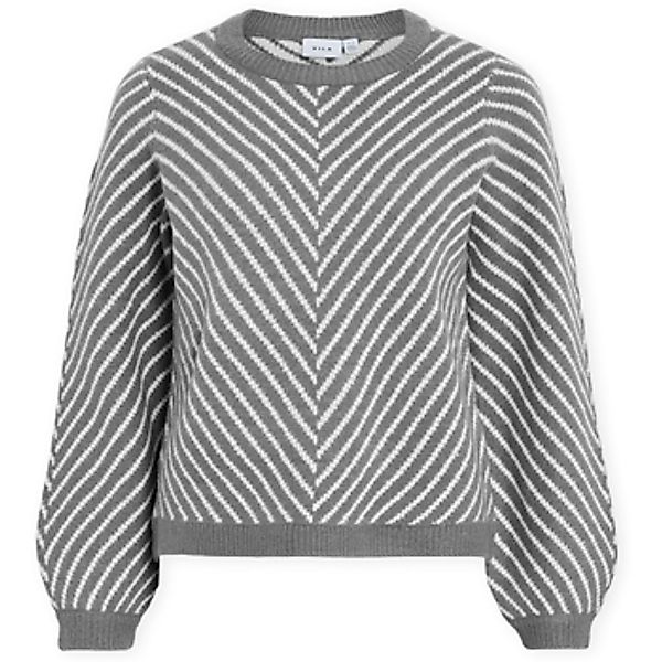 Vila  Pullover Khaia Knit - Medium Grey Melange günstig online kaufen