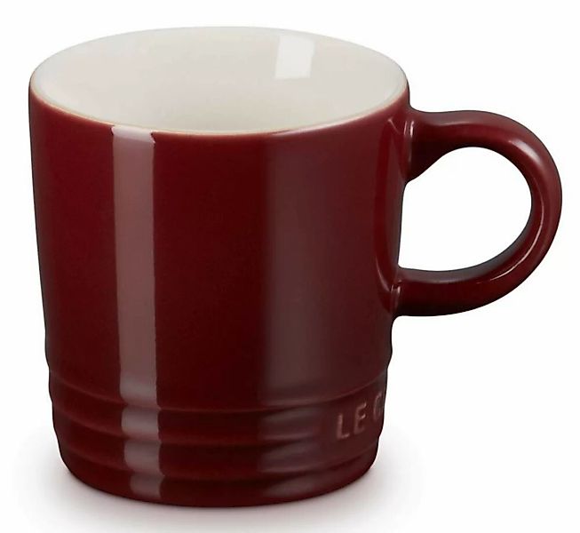Le Creuset Tasse Becher Steinzeug Garnet (Rhone) Bordeaux-Rot 100 ml günstig online kaufen