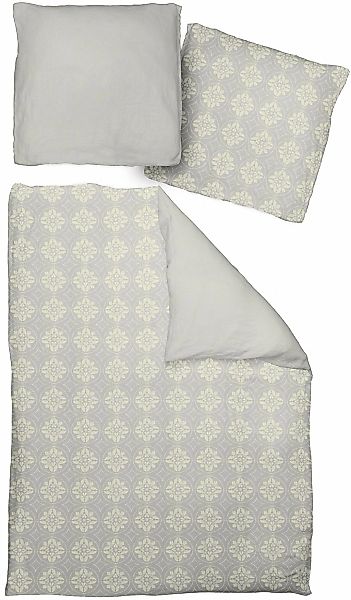Adam Bettwäsche "Romantic Puligny A" 2 tlg. mit großen Ornamenten günstig online kaufen