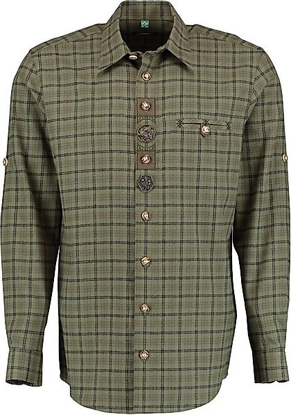 OS Trachten Outdoorhemd Hajeo Regular Fit, Paspel-Brusttasche, Stick auf Kn günstig online kaufen