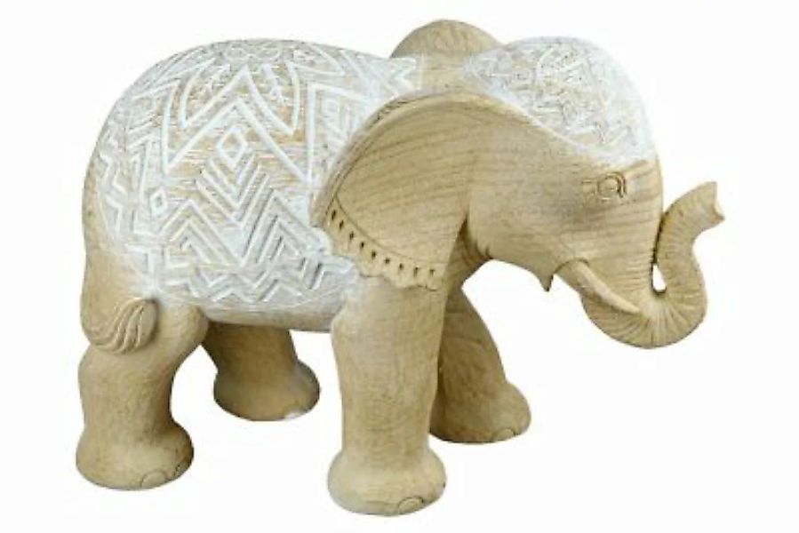 Casablanca by GILDE Dekofiguren Figur Elefant Morani natur günstig online kaufen