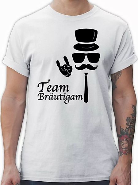 Shirtracer T-Shirt Team Bräutigam Hipster JGA Männer günstig online kaufen