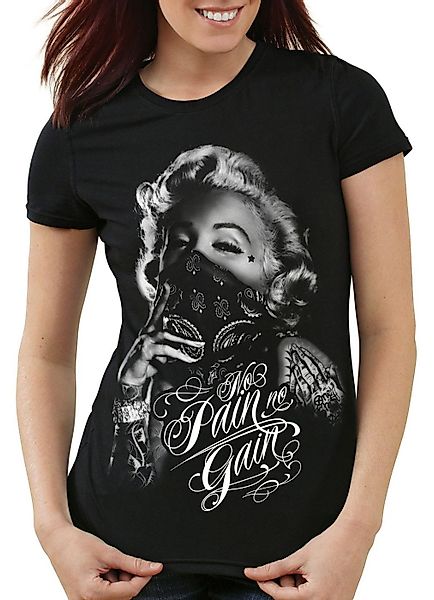 style3 T-Shirt Marilyn No Pain Tattoo günstig online kaufen