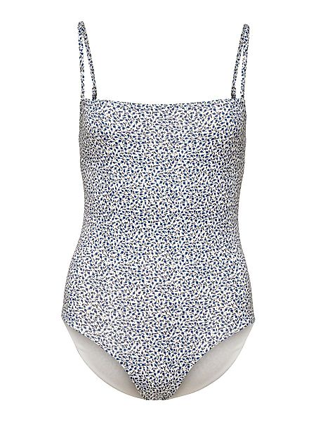 ONLY Gemusterter Badeanzug Damen Blau günstig online kaufen