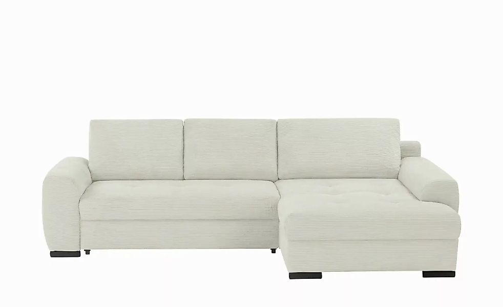 bobb Ecksofa in kuscheligem Cordstoff Soumia ¦ grau ¦ Maße (cm): B: 283 H: günstig online kaufen