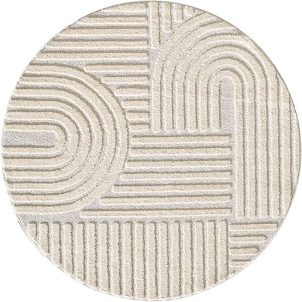 Ayyildiz Teppiche Teppich »ART 1121«, rund, 8 mm Höhe, auch als Teppich eck günstig online kaufen