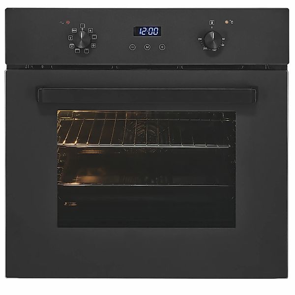 exquisit Einbaubackofen "EBE367-H-120 mattschwarz" günstig online kaufen