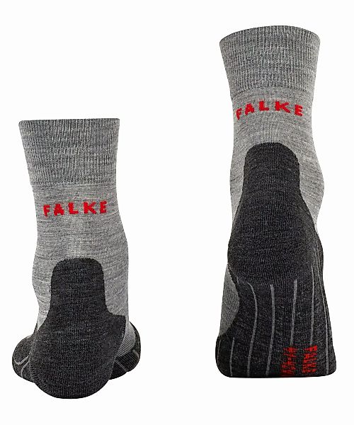FALKE RU4 Wool Damen Laufsocken, 41-42, Grau, Schurwolle, 16397-383004 günstig online kaufen